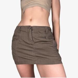 Y2k khaki green brown cargo